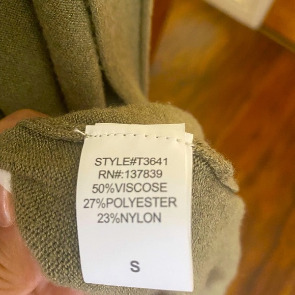 Debut Long Sweater, Olive Green,  S - Picture 4 of 7